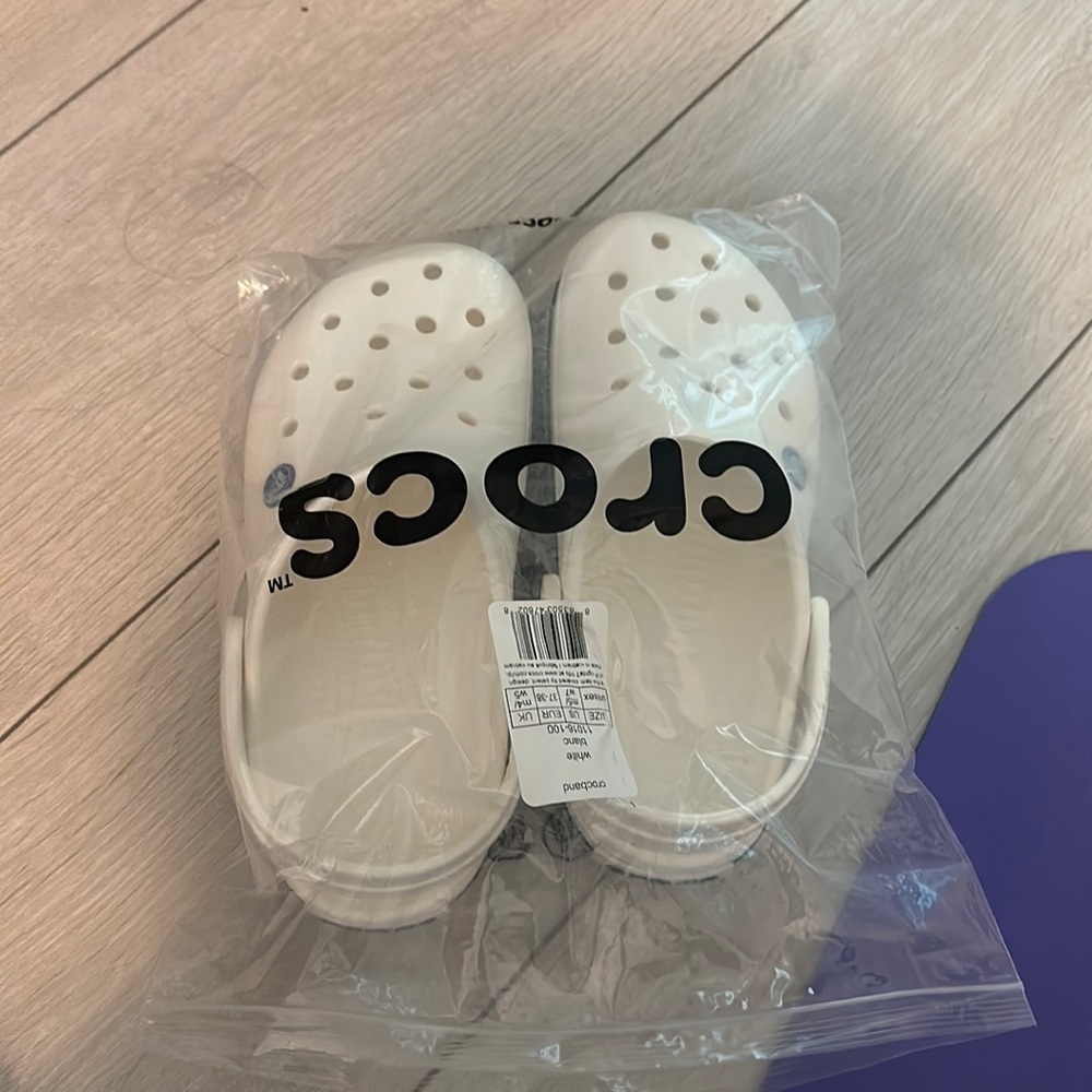 Brand new croc slippers
